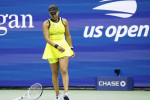 Naomi Osaka, în meciul cu Leylah Fernandez de la US Open / Foto: Profimedia
