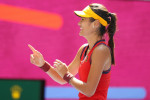 Emma Răducanu, după victoria cu Belinda Bencic de la US Open / Foto: Getty Images