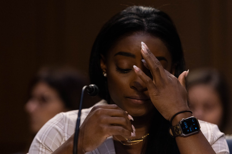 Simone Biles, la Senat / Foto: Profimedia