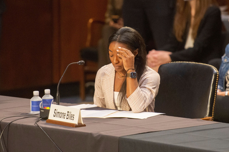 Simone Biles, la Senat / Foto: Profimedia