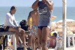 *EXCLUSIVE* Romario plays a game of Beach Volleyball in Rio de Janeiro