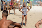 *EXCLUSIVE* Romario plays a game of Beach Volleyball in Rio de Janeiro
