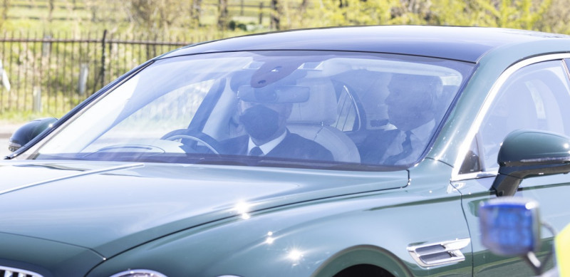 Prince Andrew in new Bentley