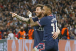 PSG wining against Manchester City in Parc de Princes, Champions league UEFA, Paris, France - 28 Sep 2021