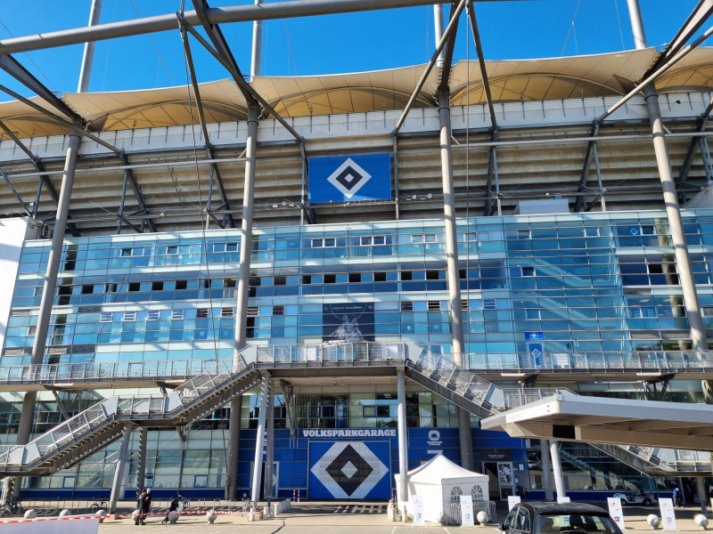 Stadion Hamburg, înainte de România - Germania
