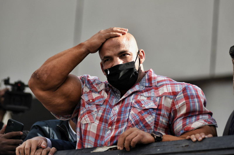 Egyptian bodybuilder ‘Big Ramy’ returns to Cairo after winning Mr Olympia title