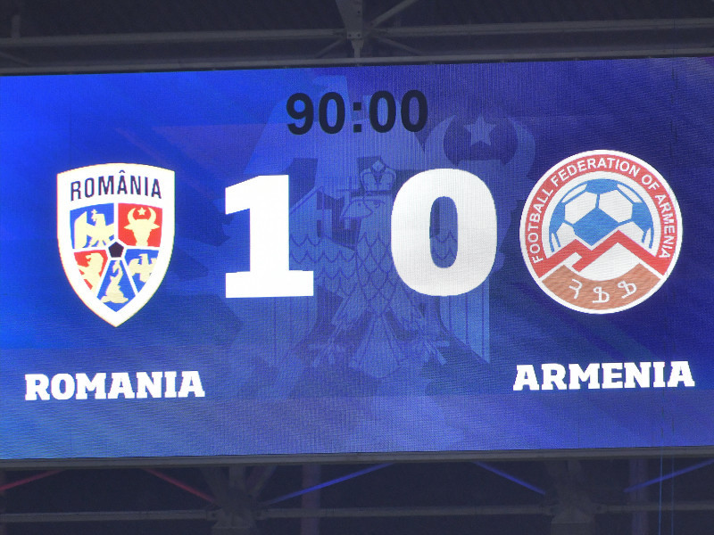 FOTBAL:ROMANIA-ARMENIA, PRELIMINARIILE CM 2022 (11.10.2021)