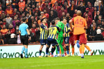 Turkish super league big derby match between Galatasaray and Fenerbahce at NEF stadium in Istanbul , Turkey on November 21, 2021.