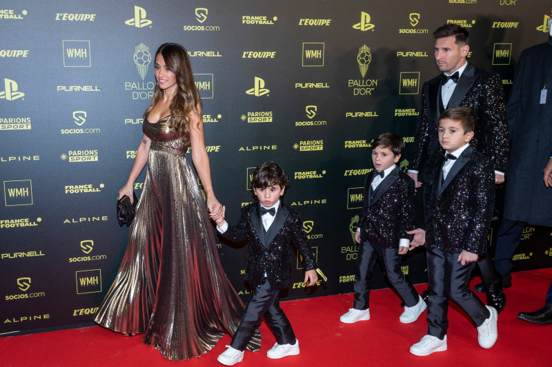 Photocall de la cérémonie du Ballon d'Or 2021 au Théâtre du Châtelet