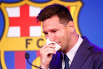 Lionel Messi, la ultima conferință de presă la Barcelona / Foto: Getty Images