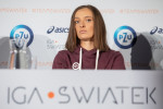 Iga Swiatek Training &amp; press cenference, Warszawa, Poland - 30 Nov 2021