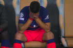 Luis Suarez, în lacrimi după schimbarea din meciul cu FC Porto / Foto: Captură Digi Sport