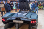 Geneva, Switzerland. 6th March, 2019. The Aston Martin Valkyrie (rear view) presented at the press days of the 89th Geneva International Motor Show. Credit: Eric Dubost/Alamy Live News