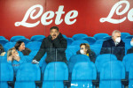 Hugo Maradona At Naples Stadium For The Inauguration Of His Brother's Statue