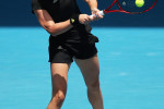 Gabriela Ruse, în meciul cu Simona Halep de la Melbourne Summer Set 1 / Foto: Getty Images