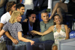 Novak Djokovic, alături de Jelena, Srdjan și Djordje / Foto: Profimedia