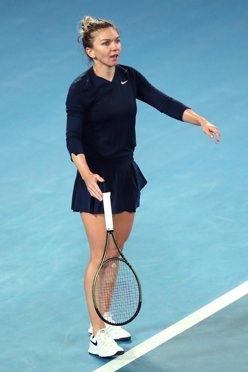 Simona Halep, după meciul cu Viktorija Golubic / Foto: Getty Images