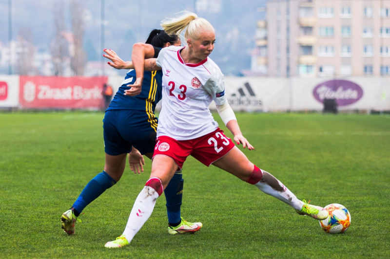 Bosnia and Herzegovina v Denmark, FIFA Womens World Cup UEFA qualifiers, Zenica, Bosnia and Herzegovina - 25 Nov 2021