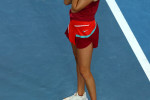 Amanda Anisimova, după victoria cu Naomi Osaka / Foto: Getty Images
