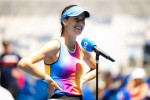 18th January 2022. 18th January 2022. Sorana Cirstea of Romania in action against Petra Kvitova of the Czech Republic during the first round of the 2022 Australian Open, WTA Grand Slam tennis tournament on January 18, 2022 at Melbourne Park in Melbourne,