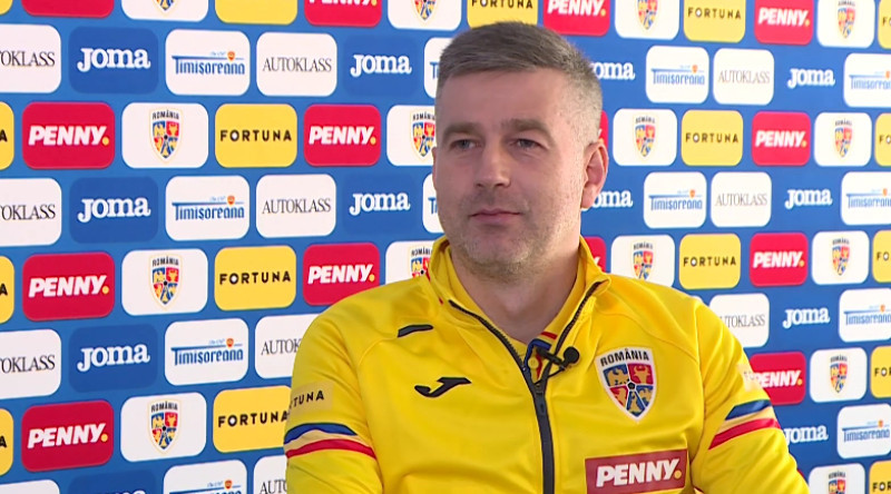 Edi Iordănescu, selecționerul României / Foto: Captură Youtube@FRFTV