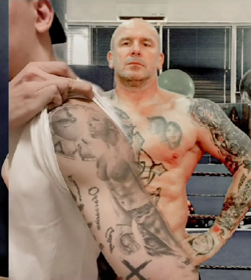 Tatuajul lui Mihai Zmărăndescu / Foto: Captură TikTok@zmaramma