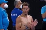 Rafael Nadal, după victoria cu Matteo Berrettini de la Australian Open / Foto: Captură Twitter@FANTENNIS4