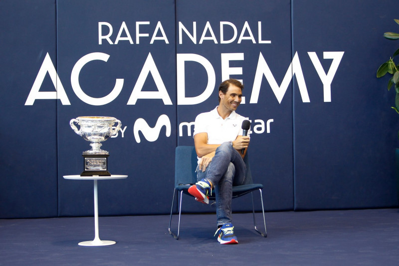 Rafa Nadal arrives in Manacor after being proclaimed winner at the Australian Open