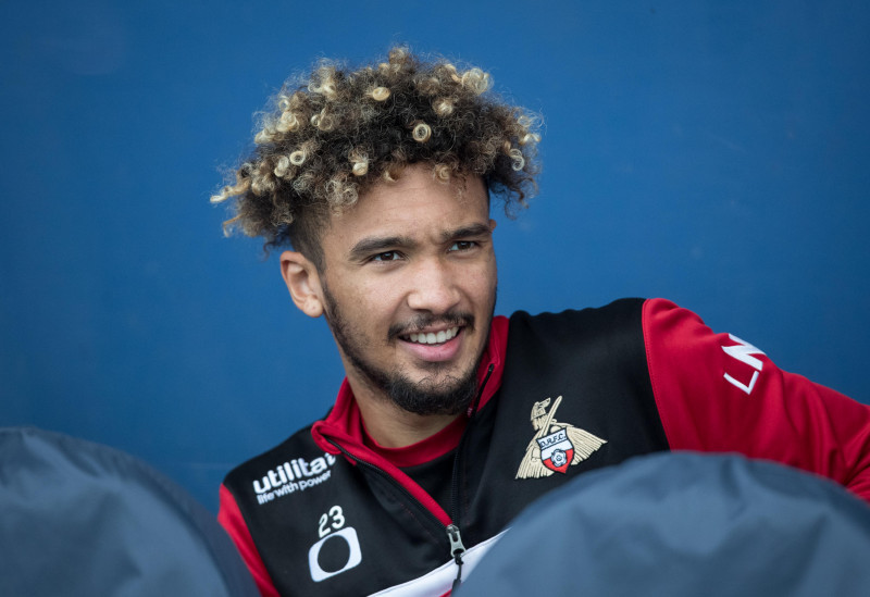 Oxford, UK. 12th Oct, 2019. Alex Kiwomya of Doncaster Rovers pre match during the Sky Bet League 1 match between Oxford United and Doncaster Rovers at the Kassam Stadium, Oxford, England on 12 October 2019. Photo by Andy Rowland. Credit: PRiME Media Image