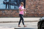 Coleen Rooney Is Seen Leaving A Tanning Studio In Manchester Before Grabbing A Coffee