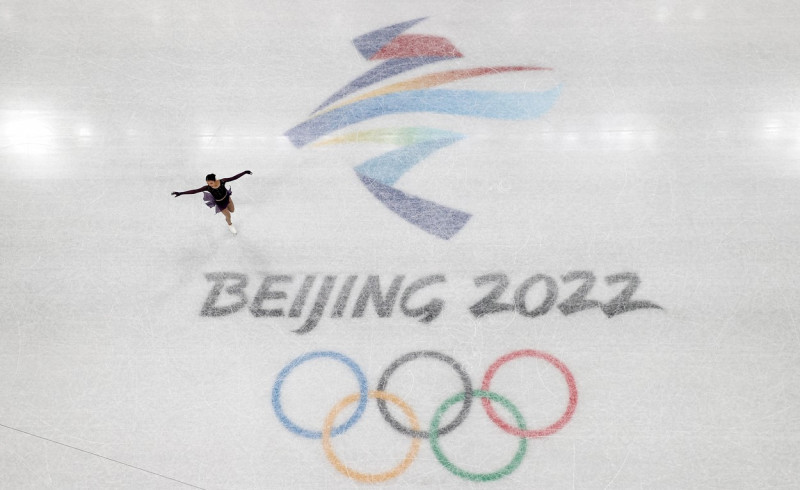 (XHTP)(BEIJING2022)CHINA BEIJING OLYMPIC WINTER GAMES FIGURE SKATING TEAM EVENT WOMEN SINGLE SKATING SHORT PROGRAM (CN)
