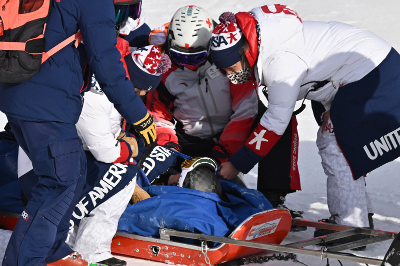 Nina O'Brien s-a accidentat la Jocurile Olimpice / Foto: Profimedia