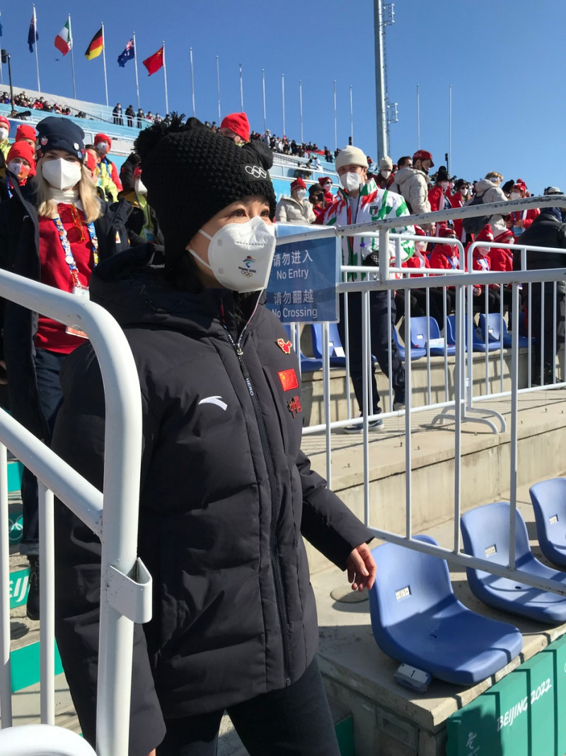 Olympics: Peng Shuai attends Freestyle Skiing-Womens Big Air Final