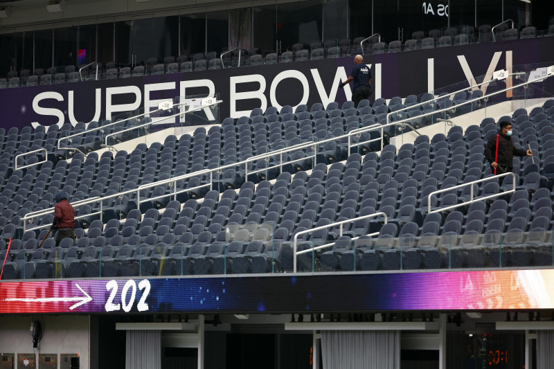 SoFi Stadium Prepares Super Bowl LVI