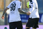 Dennis Man, după golul marcat în Parma - Pordenone / Foto: Profimedia