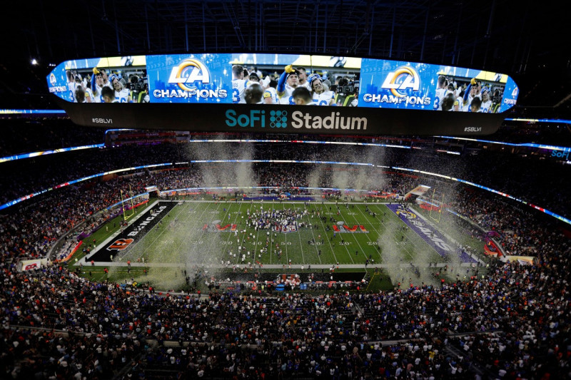 Super Bowl: Rams vs Bengals, Sofi Stadium, Inglewood, California, United States - 13 Feb 2022