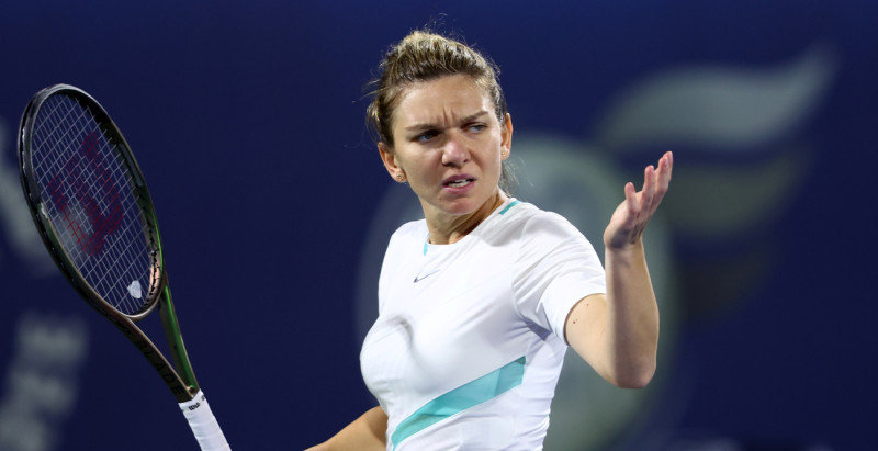 Simona Halep, la Dubai / Foto: Getty Images