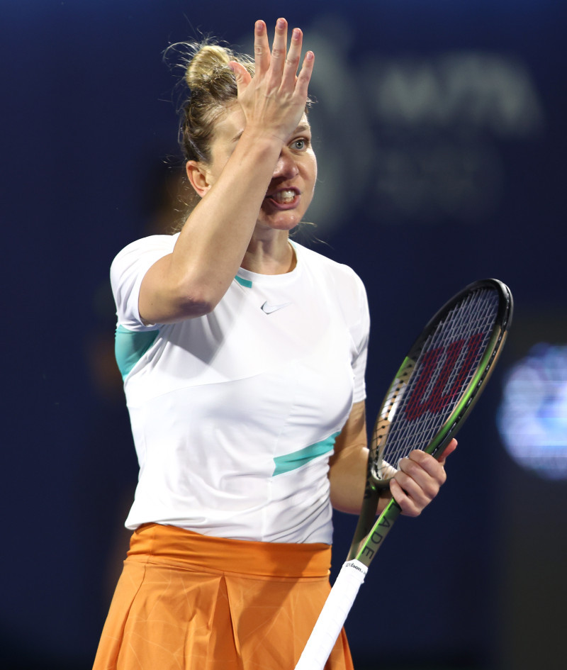 Simona Halep, la Dubai / Foto: Getty Images