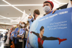 Russian athletes welcomed at Sheremetyevo International Airport from Beijing 2022 Olympics