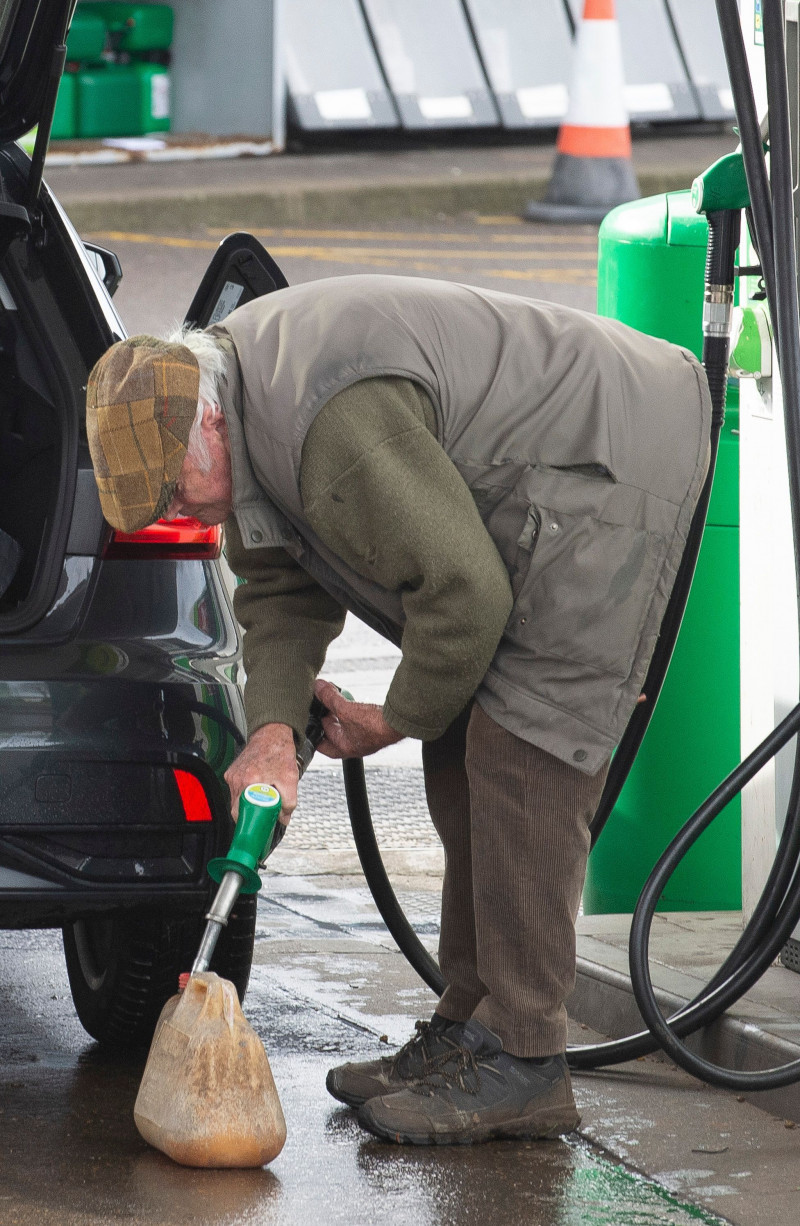 Petrol price rise, Sidcup, South East London, UK - 24 Feb 2022