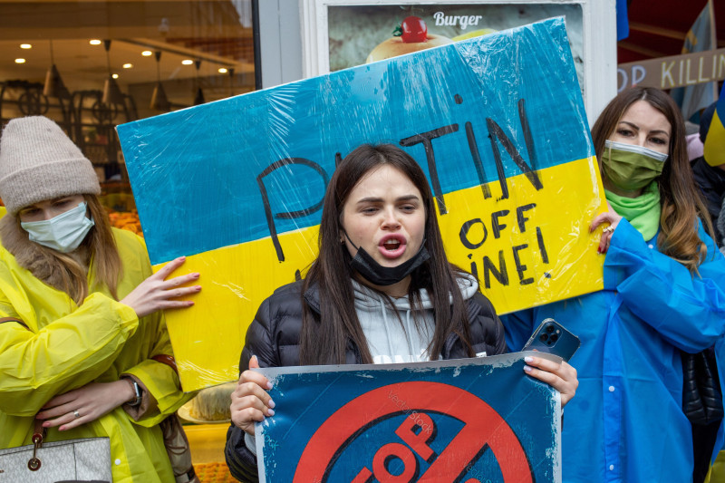 Proteste în întreaga lume împotriva Rusiei / Foto: Profimedia