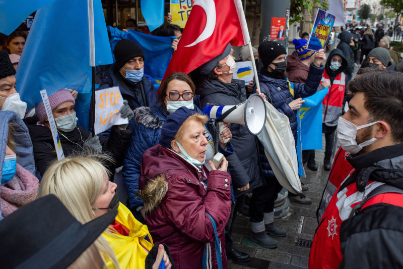 Proteste în întreaga lume împotriva Rusiei / Foto: Profimedia