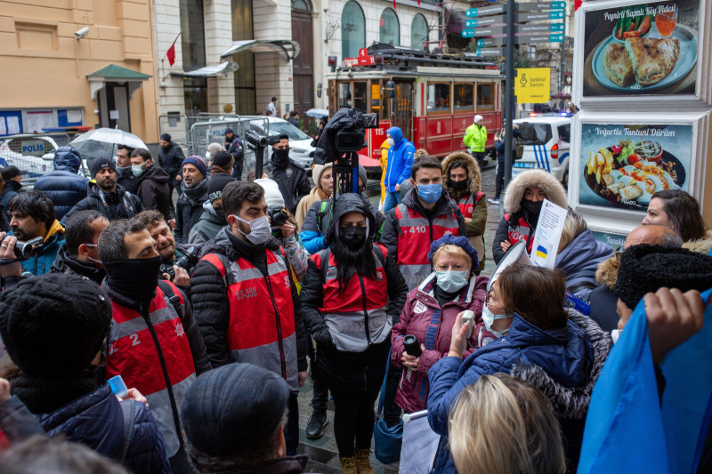 Proteste în întreaga lume împotriva Rusiei / Foto: Profimedia