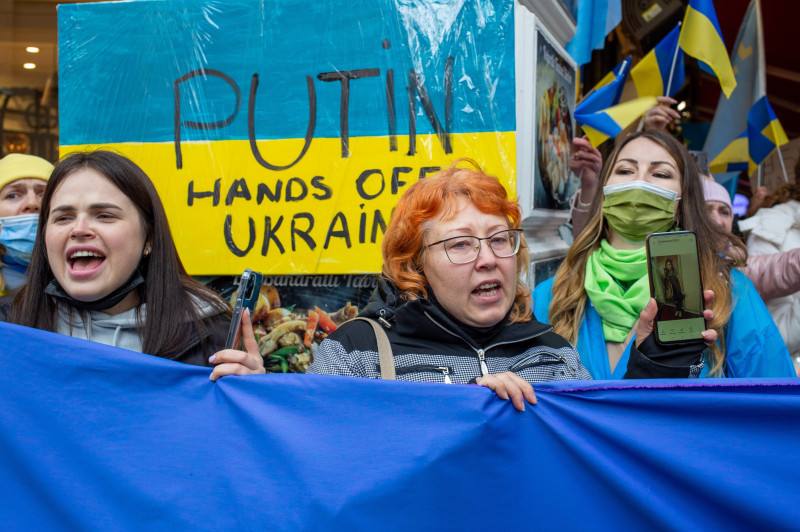 Proteste în întreaga lume împotriva Rusiei / Foto: Profimedia