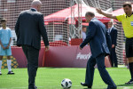 Russia's President Putin visits 2018 FIFA World Cup Football Park in Moscow's Red Square