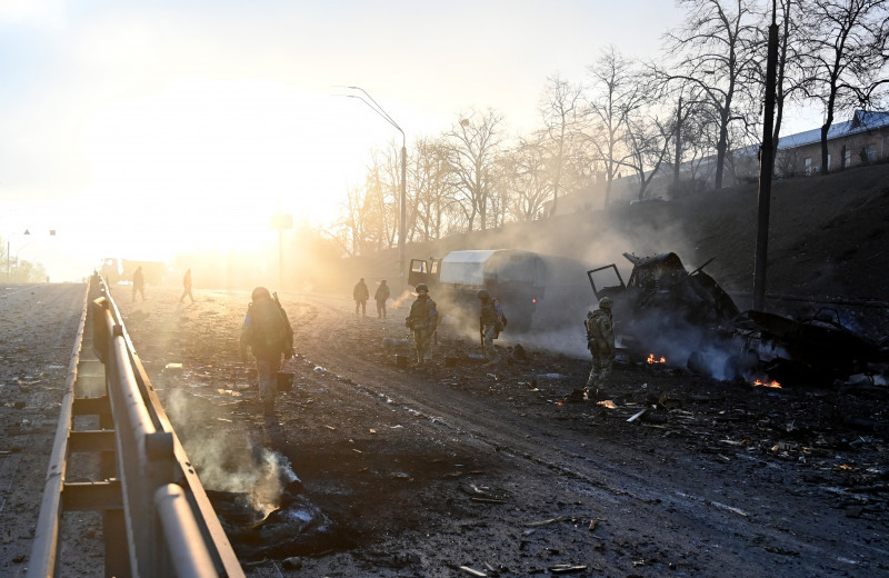 Imagine din Kiev, din 26 februarie / Foto: Profimedia