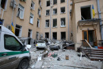 Consequences of shelling in central Kharkiv - 01 Mar 2022