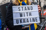 Solidarity with Ukraine, Westminster, London, UK - 02 Mar 2022