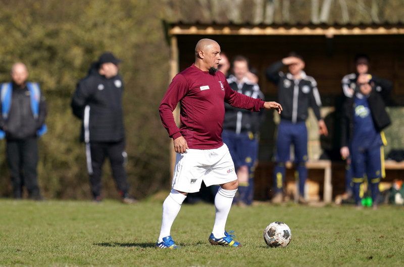 Roberto Carlos plays for Bull In The Barne United Football Club