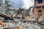 Russia Invading Ukraine: Shelling In Central Kharkiv